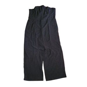 Wild Fable Jumpsuit Womens Plus Size 1X Solid All Black Removable Straps NWT